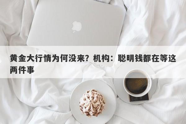 黄金大行情为何没来？机构：聪明钱都在等这两件事
