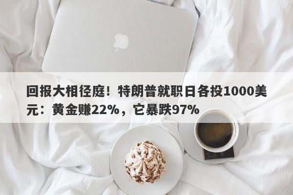 回报大相径庭！特朗普就职日各投1000美元：黄金赚22%，它暴跌97%