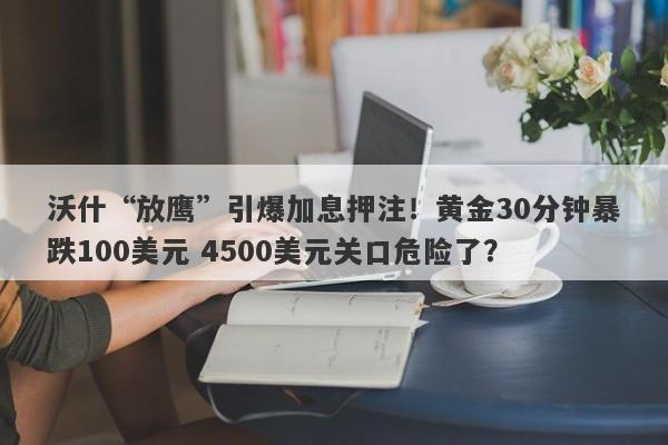 沃什“放鹰”引爆加息押注！黄金30分钟暴跌100美元 4500美元关口危险了？