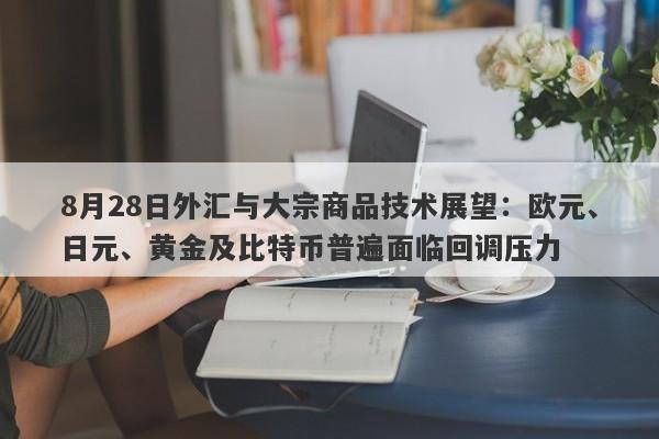 8月28日外汇与大宗商品技术展望：欧元、日元、黄金及比特币普遍面临回调压力
