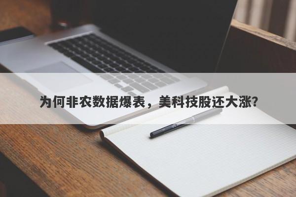 为何非农数据爆表，美科技股还大涨？