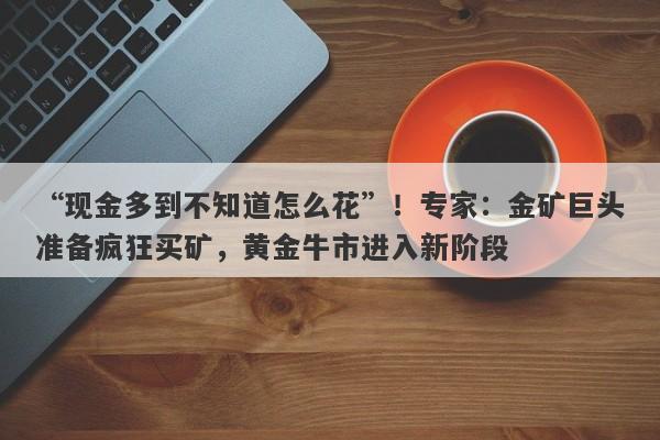 “现金多到不知道怎么花”！专家：金矿巨头准备疯狂买矿，黄金牛市进入新阶段