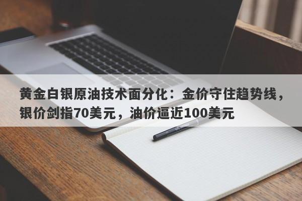 黄金白银原油技术面分化：金价守住趋势线，银价剑指70美元，油价逼近100美元