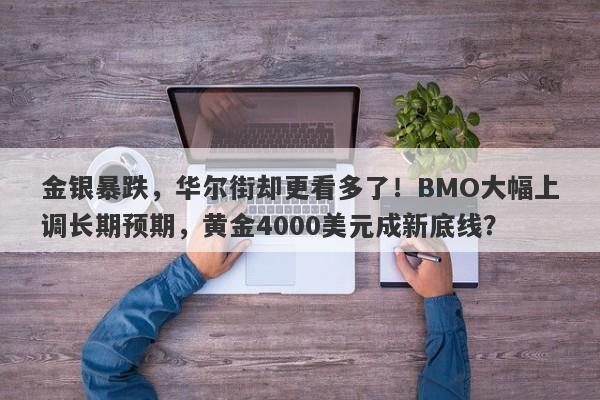 金银暴跌，华尔街却更看多了！BMO大幅上调长期预期，黄金4000美元成新底线？