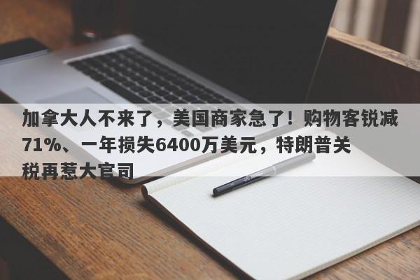 加拿大人不来了，美国商家急了！购物客锐减71%、一年损失6400万美元，特朗普关税再惹大官司